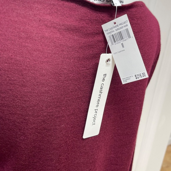 The Cashmere Project - California Cashmere Shirttail Crew - Size M‎ - NEW. - Picture 11 of 15